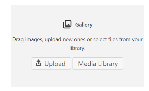 Upload Gallery Block