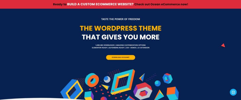 oceanwp wordpress theme