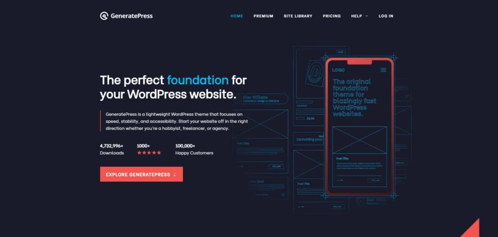 generatepress wordpress theme