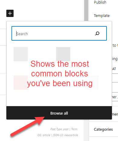 wordpress blocks